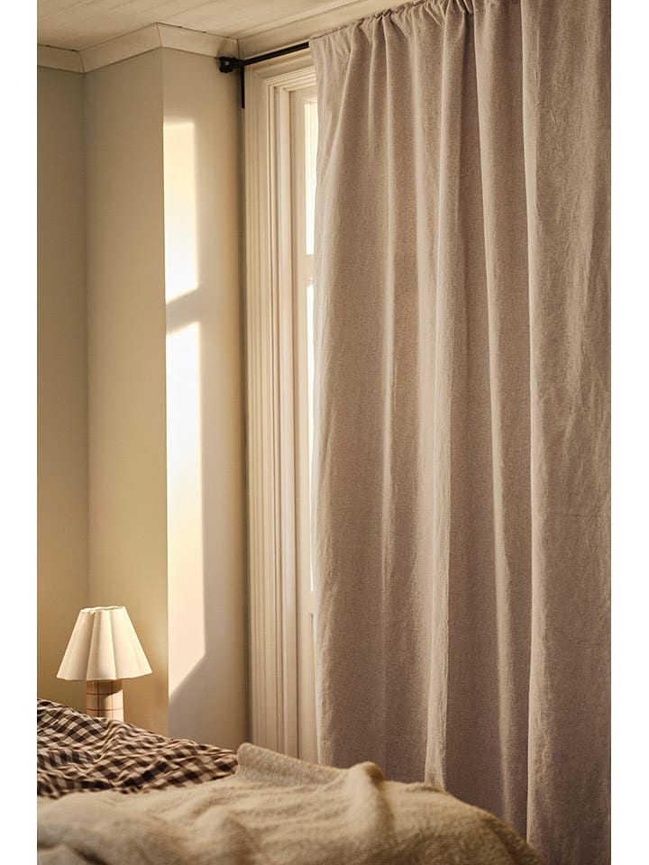 Jotex Zasłona "Melanie" w kolorze beżowym rozmiar: 300 cm