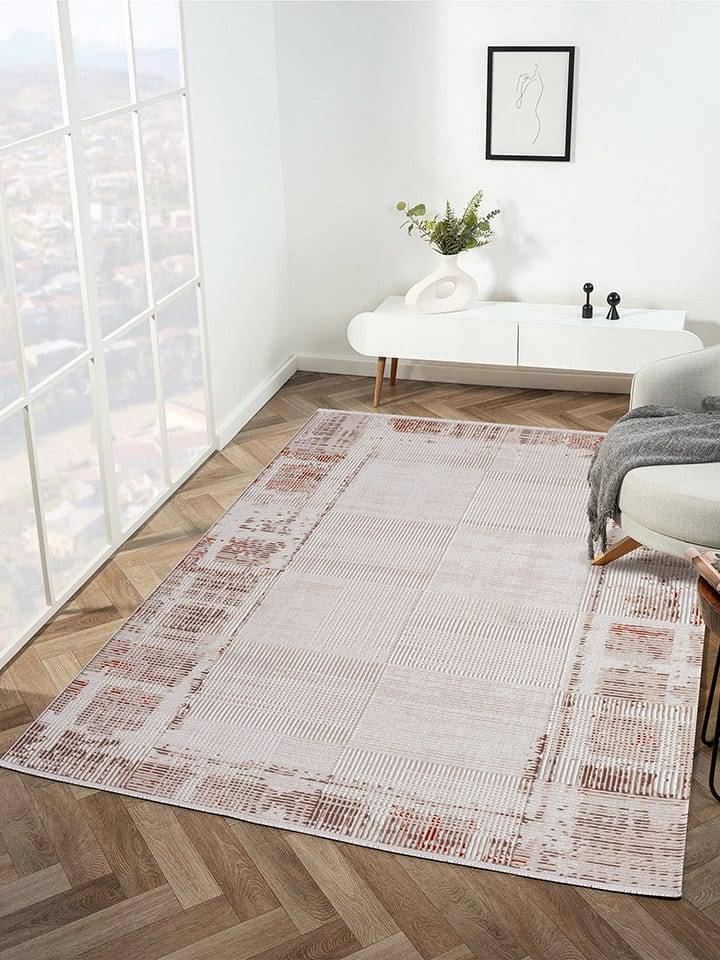 Mioli Dywan "Elex" w kolorze beżowo-brązowym rozmiar: 80x150 cm