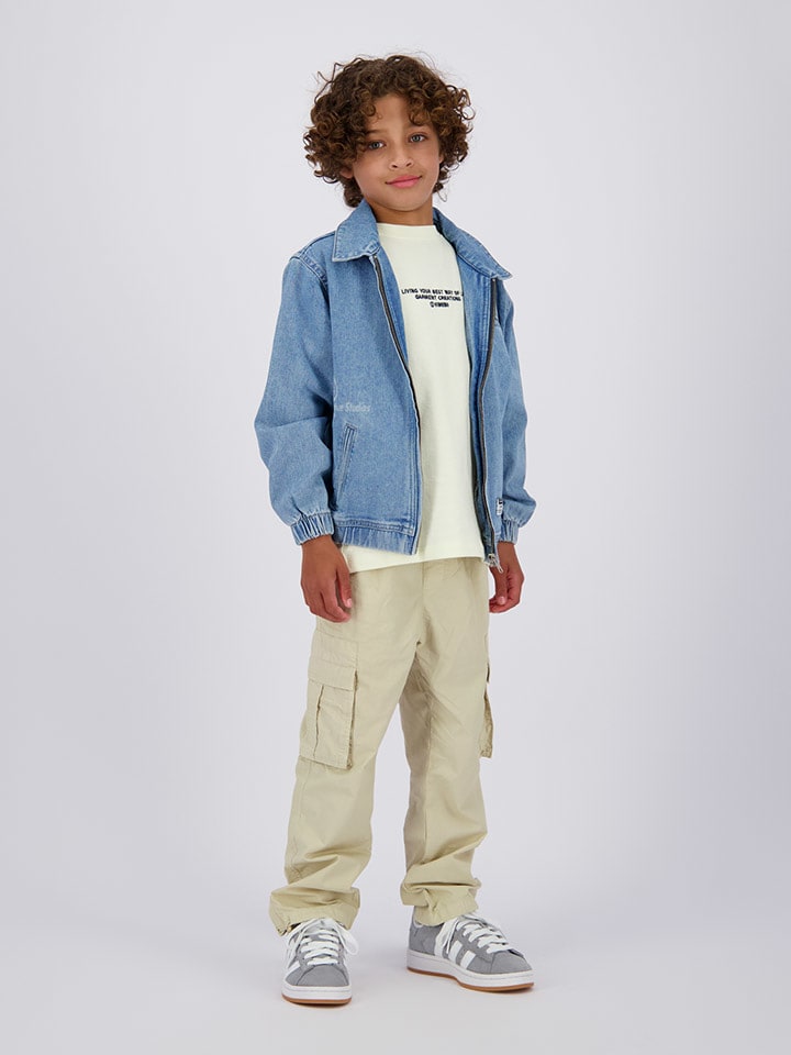 Vingino Bojówki w kolorze beżowym rozmiar: 152