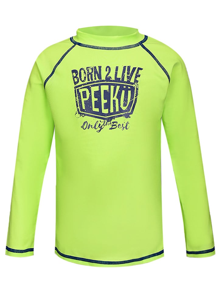 Peek U Koszulka kąpielowa "Dude" w kolorze zielonym rozmiar: 140