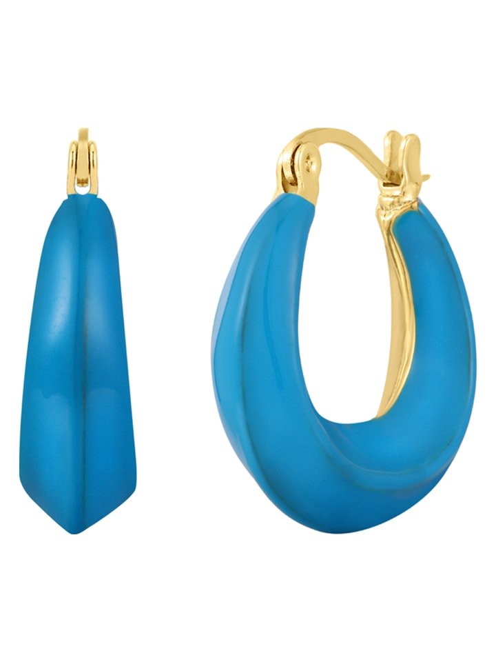 Yokoamii Pozłacane kolczyki-kreole rozmiar: onesize