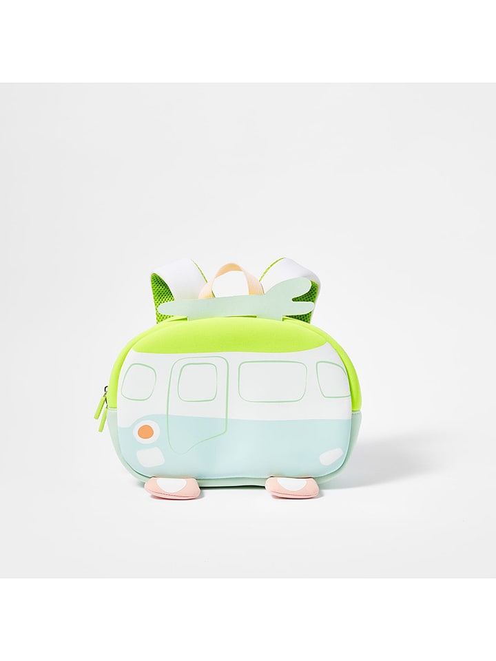 Sunny Life Plecak "Camper" w kolorze zielono-błękitnym - 30 x 25 cm rozmiar: onesize