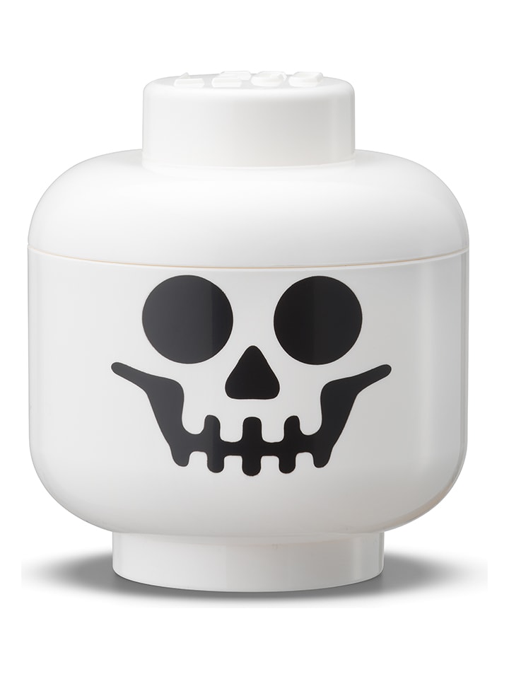 LEGO Pojemnik "Skeleton" w kolorze białym - wys. 12,3 x Ø 10,5 cm rozmiar: onesize