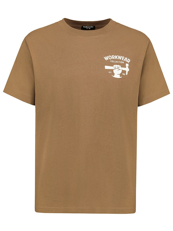 Sublevel Koszulka w kolorze karmelowym rozmiar: S