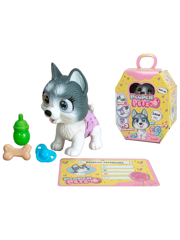 Simba Zestaw zabawek "Pamper Petz Husky" - 3+ rozmiar: onesize