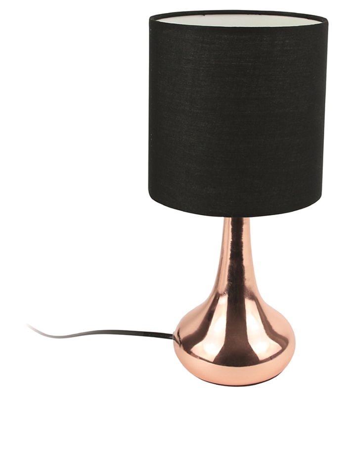 Rétro Chic Lampa stołowa w kolorze czarno-miedzianym - wys. 32,5 cm rozmiar: onesize