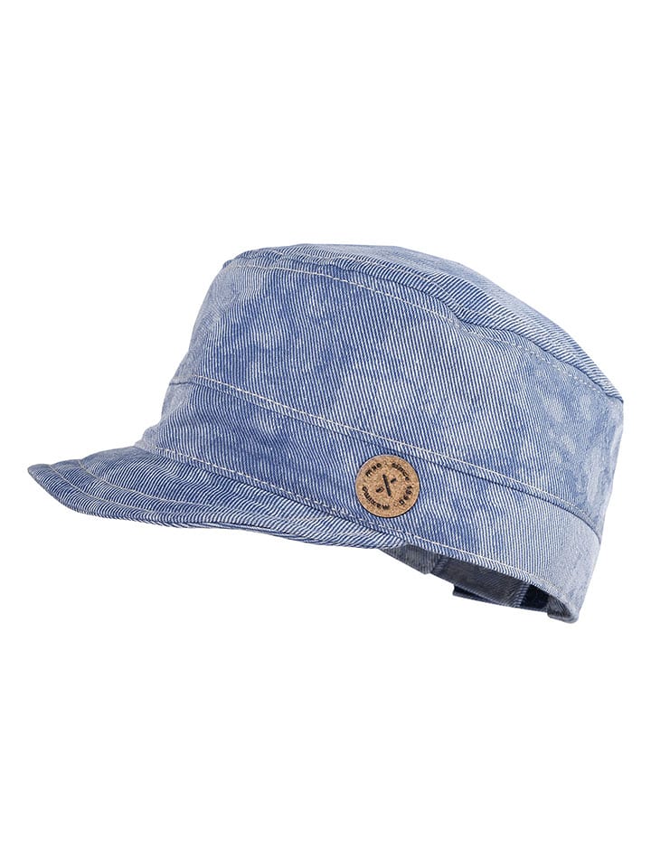 MaxiMo Czapka w kolorze niebiesko-białym rozmiar: 53 cm