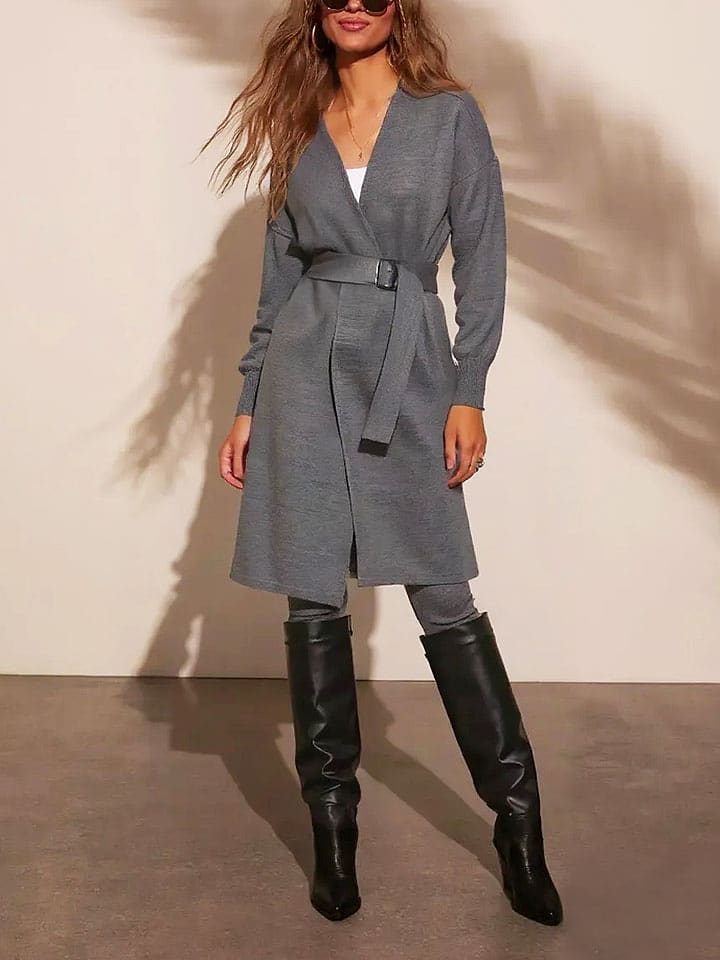 Milan Kiss Kardigan w kolorze szarym rozmiar: S