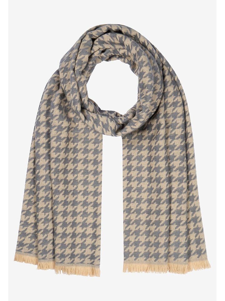 More & More Szal w kolorze beżowo-niebieskim rozmiar: onesize