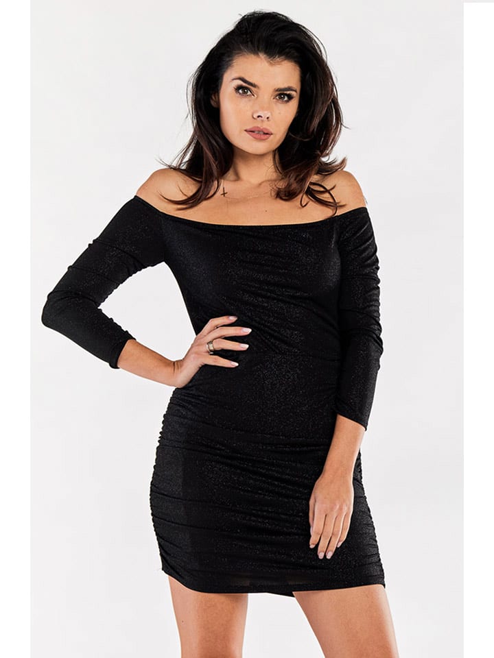 Awama Sukienka w kolorze czarnym rozmiar: XL