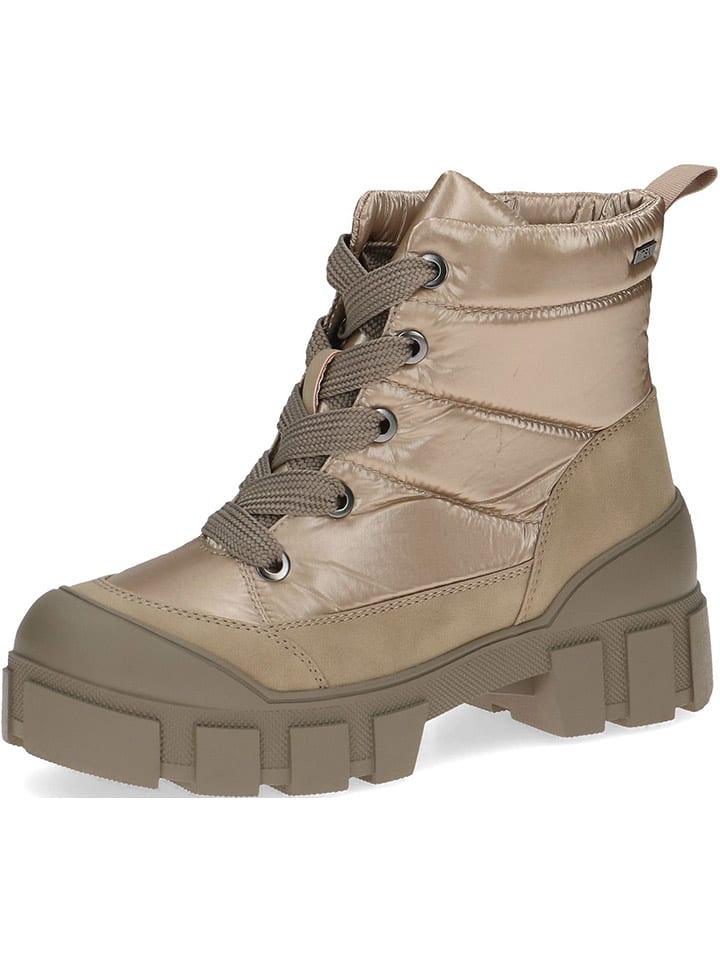 Caprice Botki w kolorze beżowym rozmiar: 39