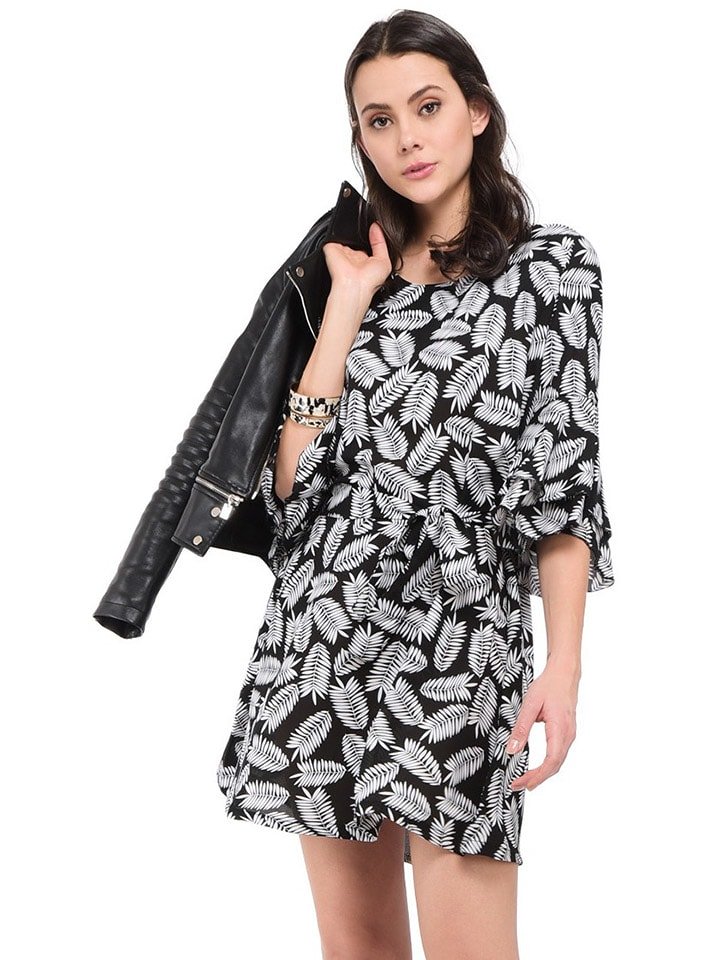 William de Faye Sukienka w kolorze czarno-białym rozmiar: 36