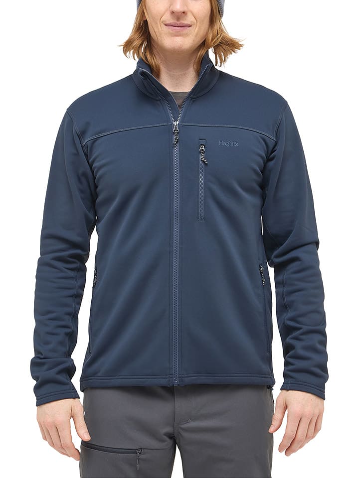 Haglöfs Kurtka polarowa "Rosson Mid" w kolorze granatowym rozmiar: S