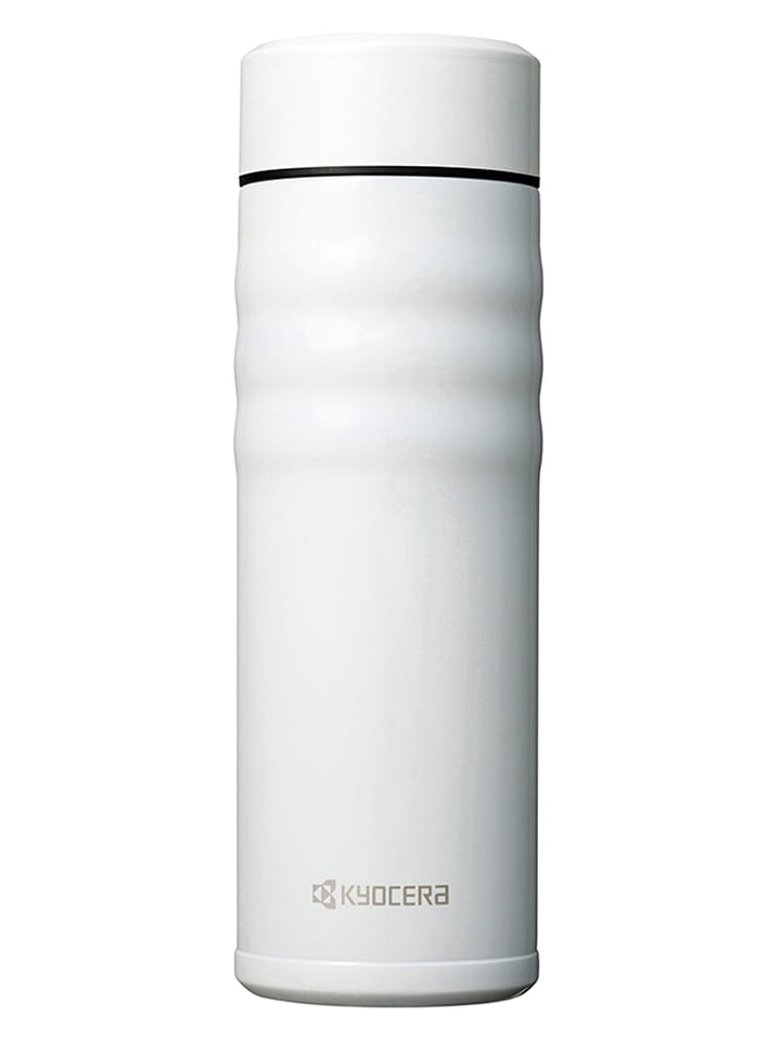 Kyocera Butelka termiczna "Twist Top" w kolorze białym - 500 ml rozmiar: onesize