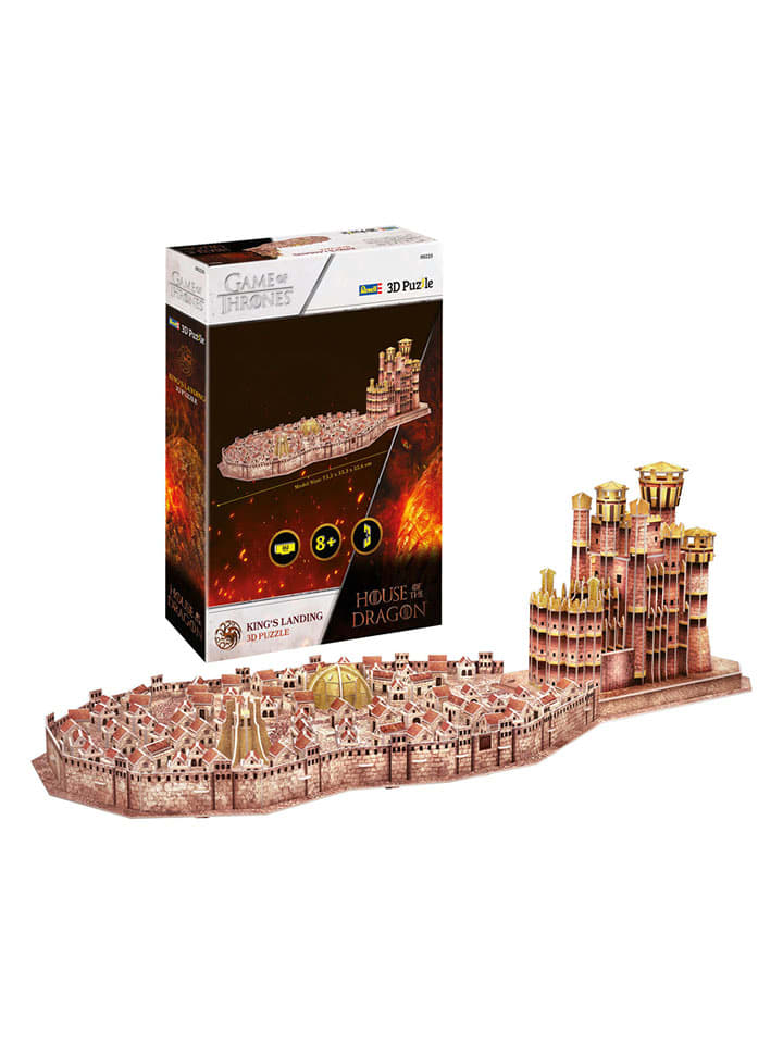 Revell 262-częściowe puzzle 3D "House of the Dragon - King's Landing" - 8+ rozmiar: onesize