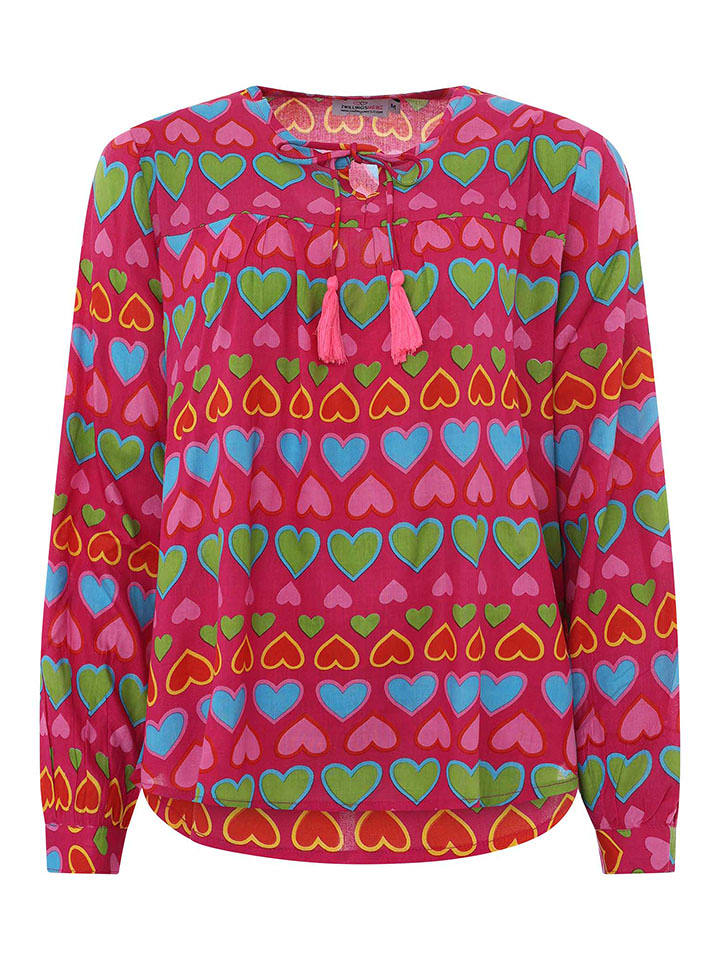 Zwillingsherz Bluzka ze wzorem rozmiar: L/XL