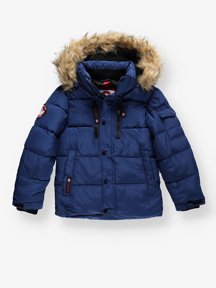 CANADA weather gear Kurtka zimowa w kolorze granatowym rozmiar: 158/164