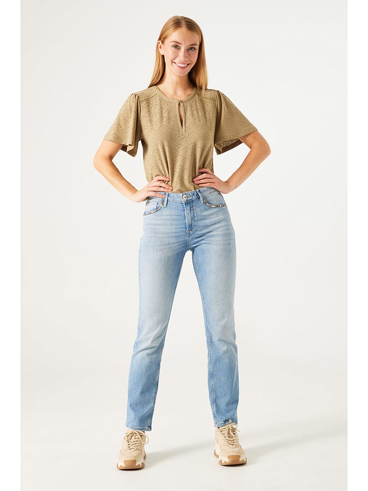 Garcia Dżinsy - Slim fit - w kolorze błękitnym rozmiar: W28