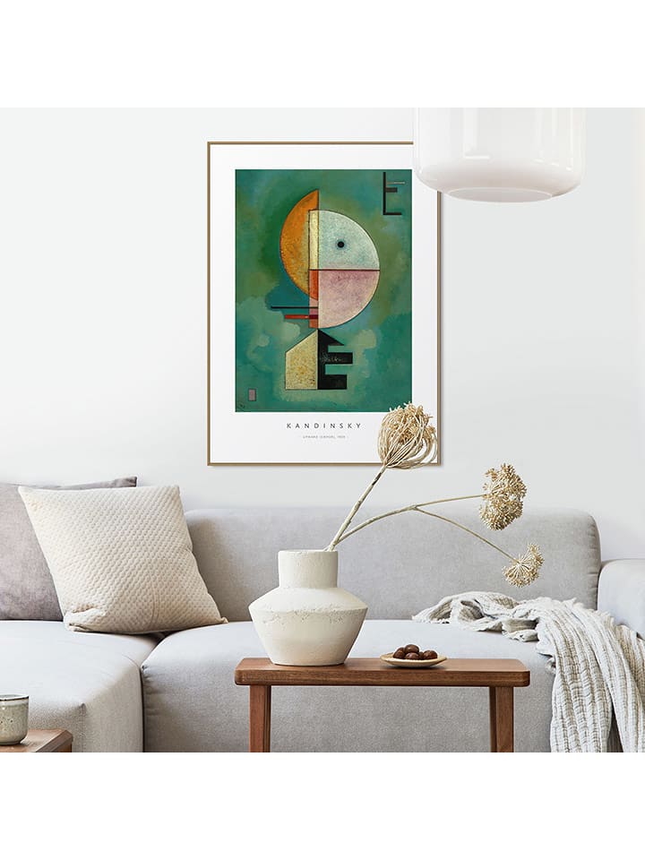 Orangewallz Druk artystyczny "Wassily Kandinsky - upwards" w ramce rozmiar: 50x70 cm