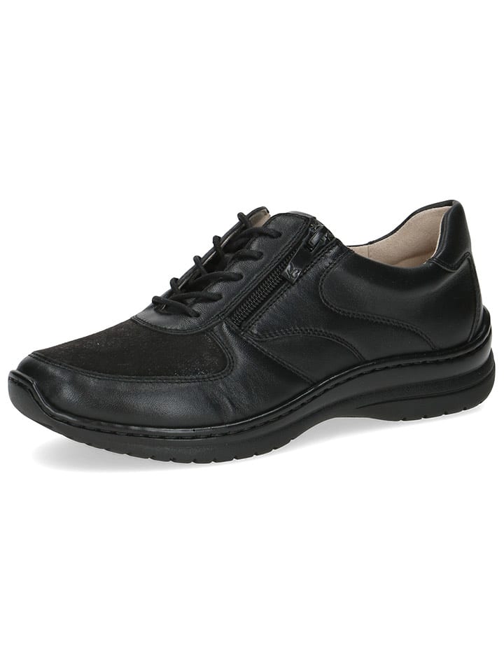 Caprice Skórzane sneakersy w kolorze czarnym rozmiar: 41