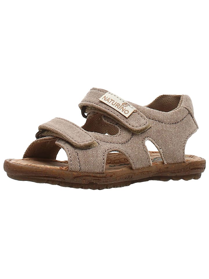 Naturino Sandały "Sky organic" w kolorze beżowym rozmiar: 21