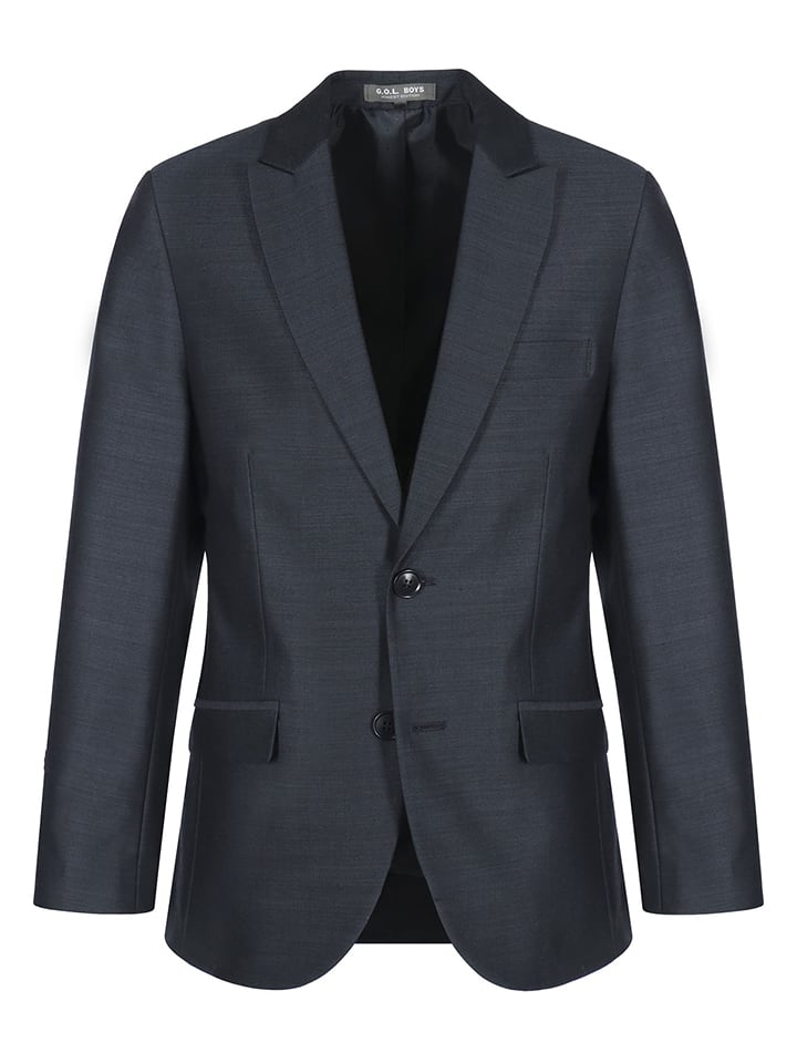 G.O.L.® FINEST COLLECTION Garnitur - Slim fit - w kolorze granatowym rozmiar: 164