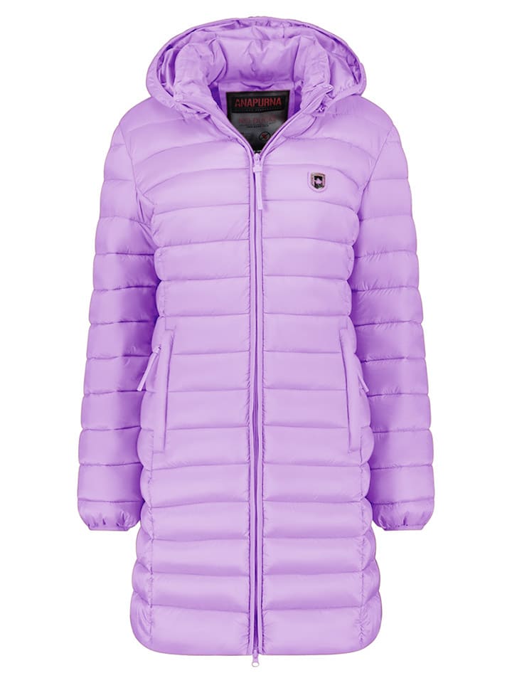 ANAPURNA Płaszcz pikowany "Akitalana" w kolorze lawendowym rozmiar: M