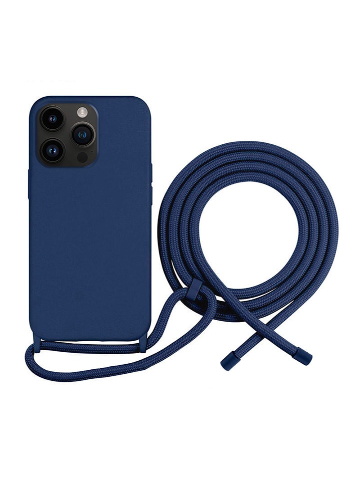 SWEET ACCESS Etui w kolorze granatowym ze sznurkiem do iPhone 13 PRO rozmiar: onesize