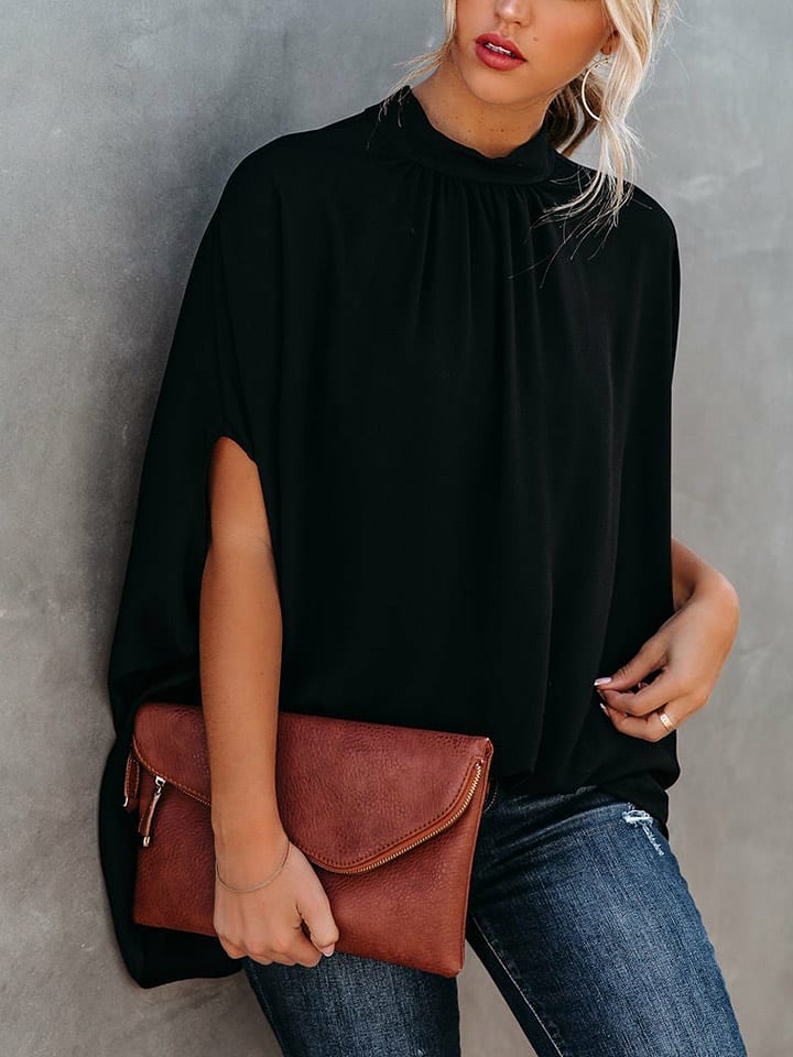 Milan Kiss Bluzka w kolorze czarnym rozmiar: XL