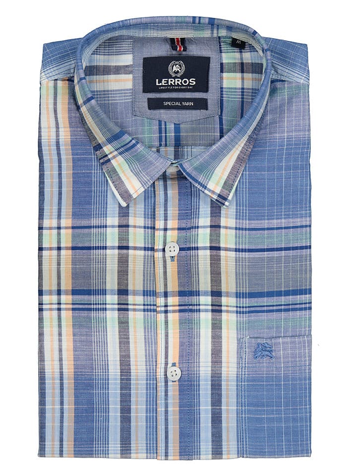 Lerros Koszula w kolorze niebieskim rozmiar: L