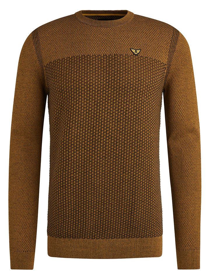PME Legend Sweter w kolorze jasnobrązowym rozmiar: 3XL