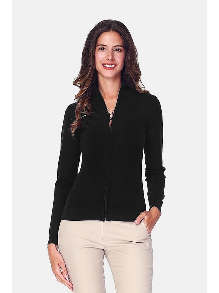 ASSUILI Kardigan w kolorze czarnym rozmiar: 42