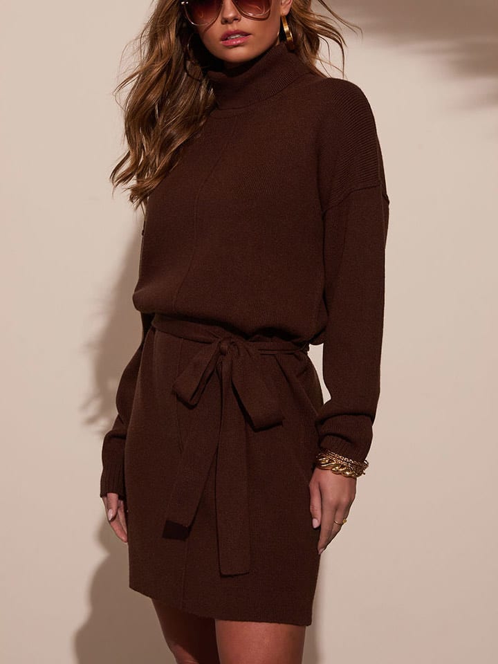 LA Angels Sukienka w kolorze brązowym rozmiar: S