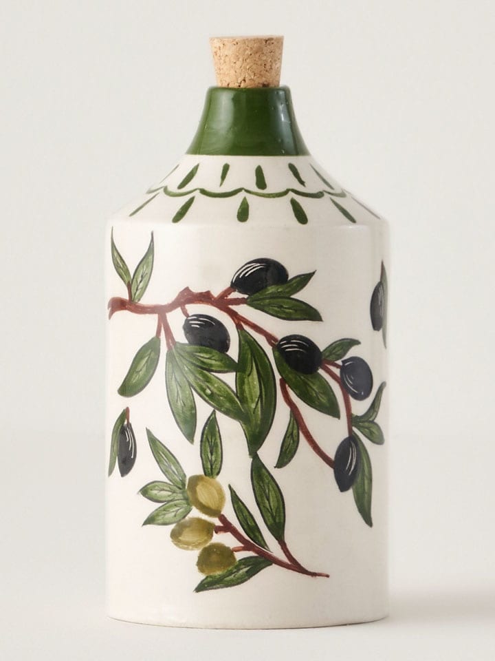 BELLA MAISON Dozownik w kolorze kremowo-zielonym do oleju - 600 ml rozmiar: onesize