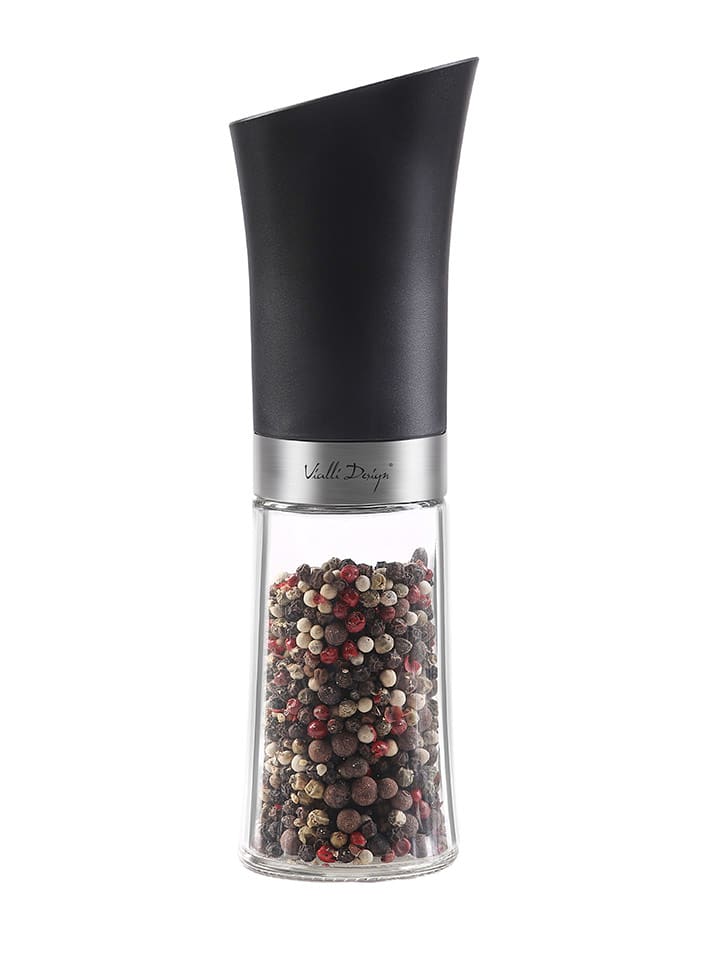 Vialli Design Młynek elektryczny w kolorze czarnym do przypraw - 150 ml rozmiar: onesize