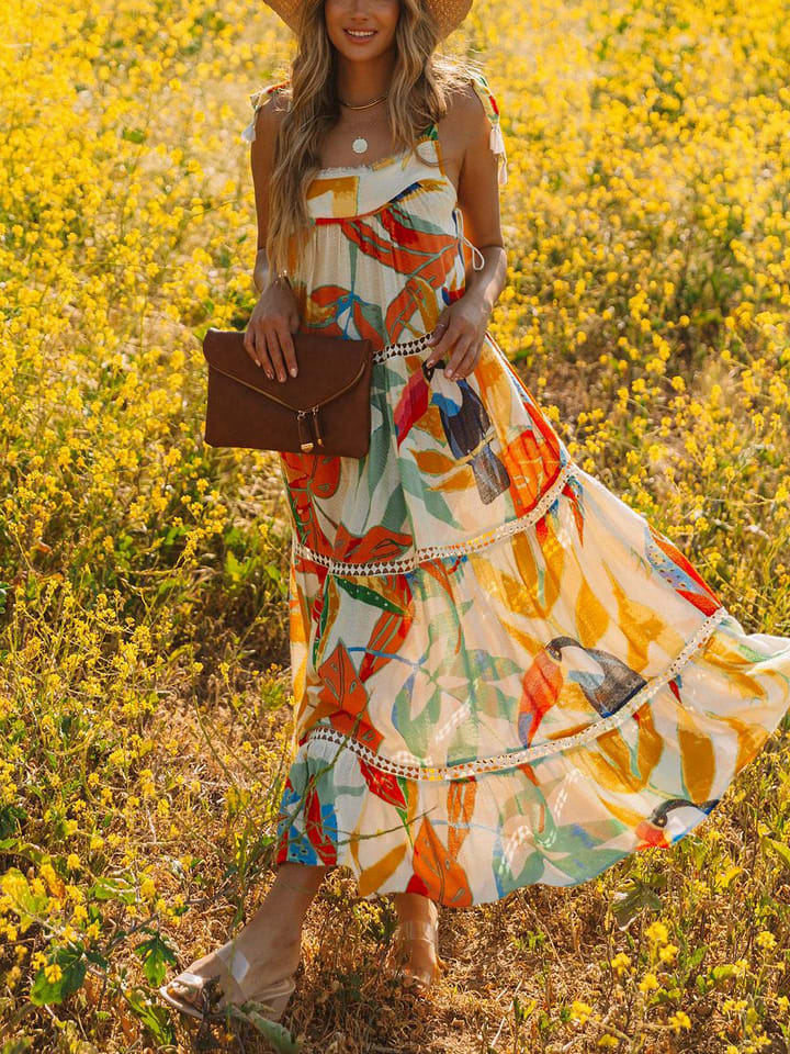 LA Angels Sukienka w kolorze kremowo-pomarańczowym rozmiar: XL