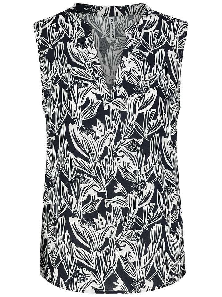 Fresh Made Top w kolorze czarno-białym rozmiar: M