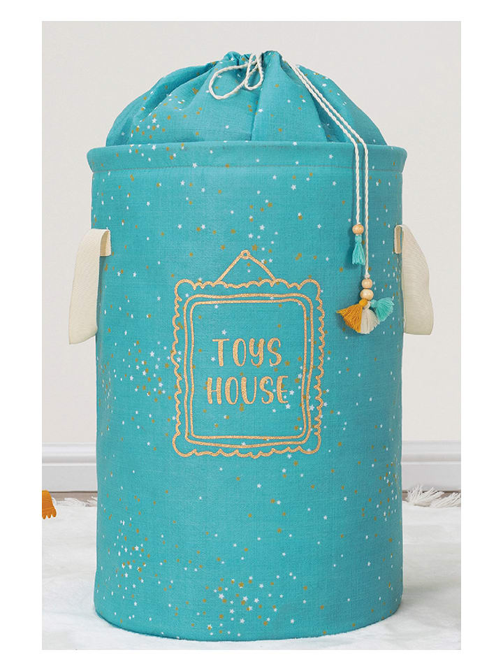 Scandinavia Concept Kosz w kolorze błękitnym - wys. 46 x Ø 31 cm rozmiar: onesize