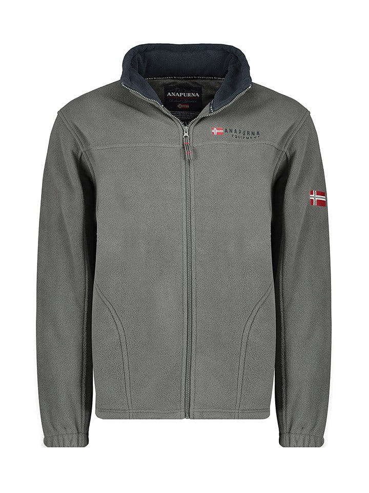ANAPURNA Kurtka polarowa "Uranium" w kolorze szarym rozmiar: M
