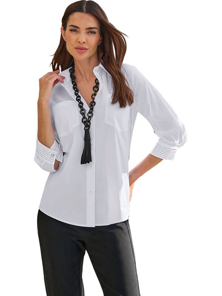 Heine Bluzka w kolorze białym rozmiar: 42