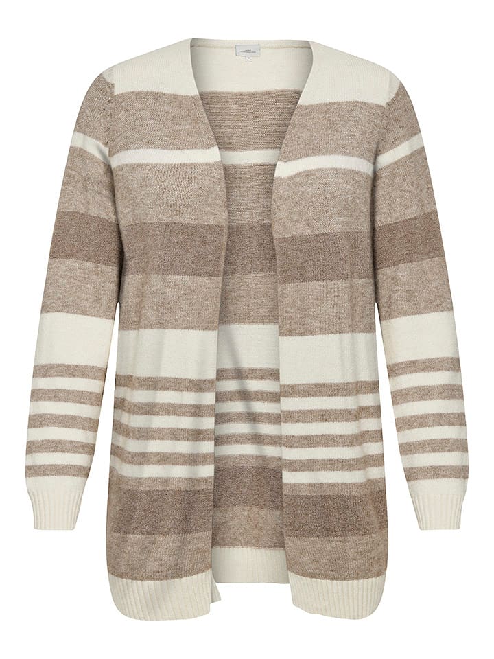 ONLY Kardigan w kolorze jasnobrązowo-kremowym rozmiar: XL-54