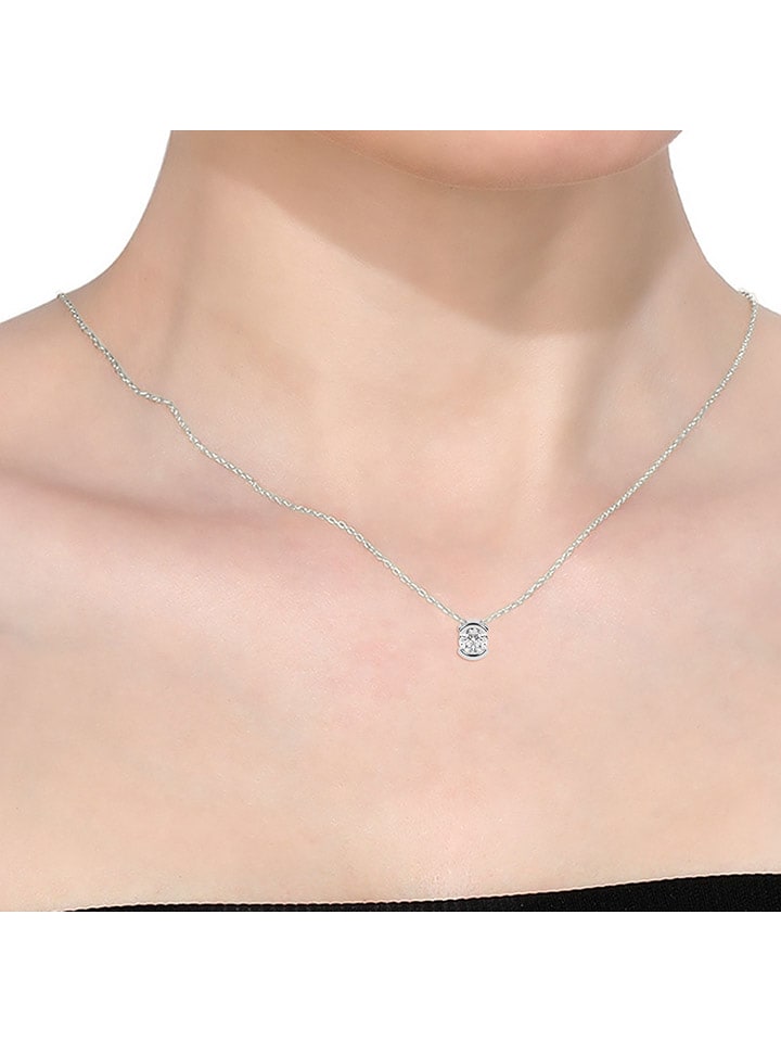 Diamant Vendôme Złoty naszyjnik z diamentami - dł. 40 cm rozmiar: onesize