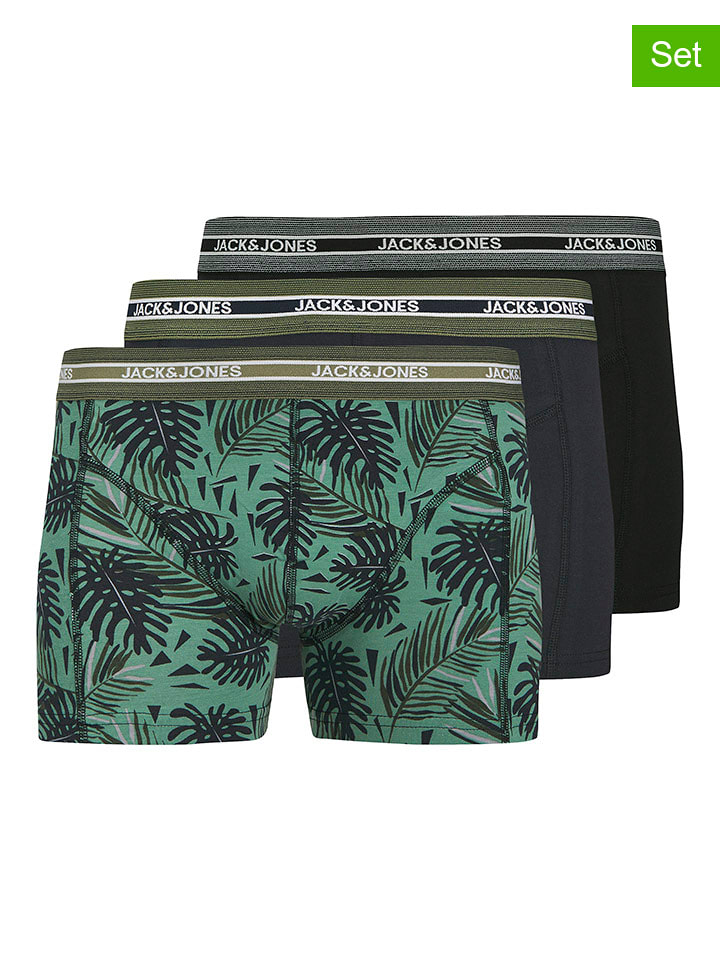 JACK & JONES Junior Bokserki (3 pary) "Ezra" w różnych kolorach rozmiar: 176