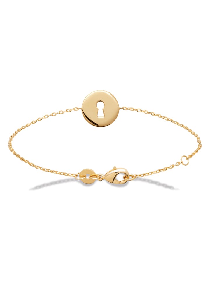 L'Atélier Précieux Pozłacana bransoletka z elementami ozdobnymi rozmiar: onesize