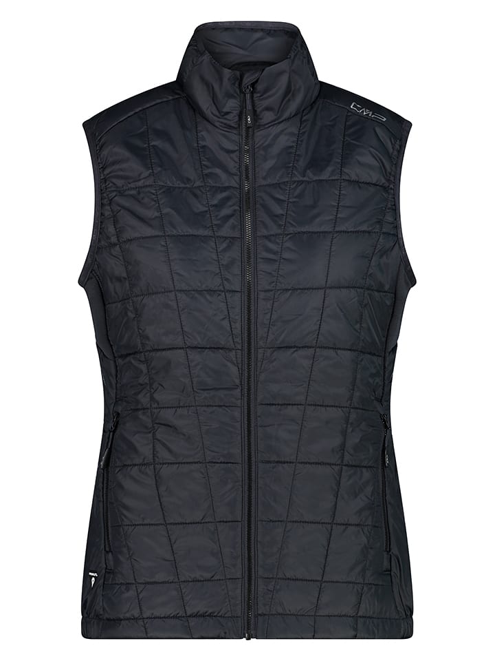 CMP Kamizelka pikowana w kolorze czarnym rozmiar: 40