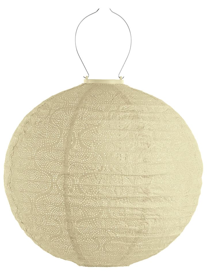 Lumiz Lampion solarny LED "Fiore Rond" w kolorze żółtym - Ø 40 cm rozmiar: onesize