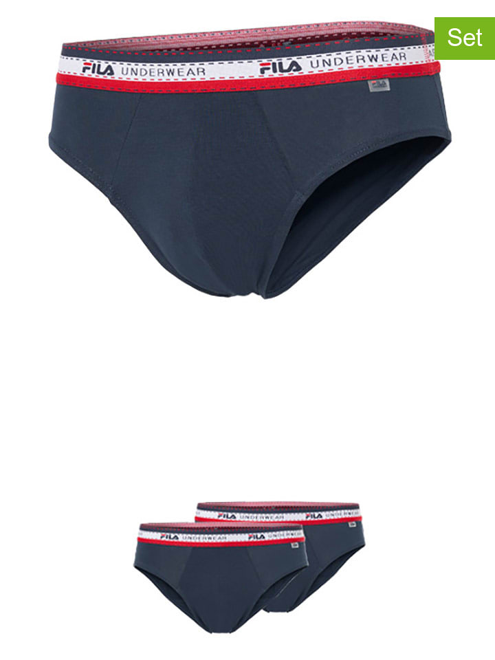 Fila Slipy (2 pary) w kolorze granatowym rozmiar: M