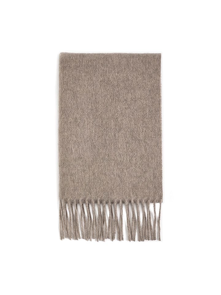 CXL by Christian Lacroix Kaszmirowy szal w kolorze szarobrązowym - 170 x 36 cm rozmiar: onesize