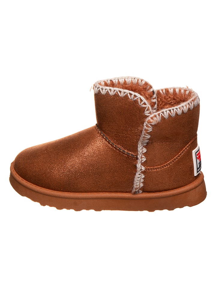 Vingino Kozaki zimowe w kolorze jasnobrązowym rozmiar: 36