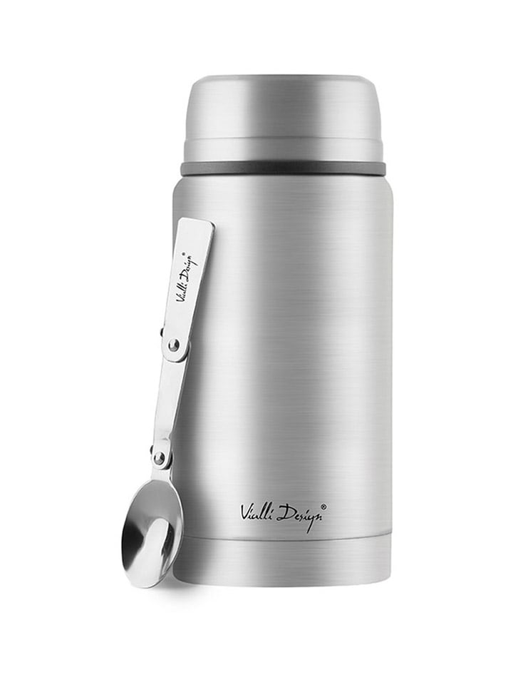 Vialli Design Termos obiadowy w kolorze srebrnym - 750 ml rozmiar: onesize